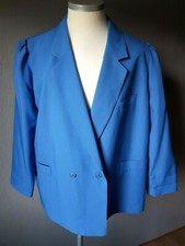 Damen Jacke ,Blazer von City Line by Scherer Longblazer  Gr. 52 blau ,gefüttert