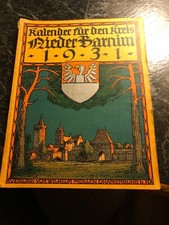 Kalender für den Kreis Nieder Barnim 1931 Brandenburg Heimatbuch RAR
