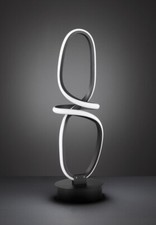 Wofi LED Tischleuchte Madison 1-Flammig Schwarz Dimmbar