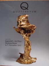 Katalog Auktion 105A, "Jugendstil - Art Déco", Quittenbaum, 6.11.2012, München