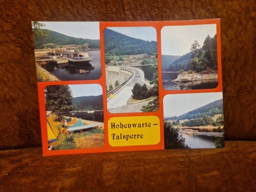Hohenwarte talsperre postkarte - hohenwarte,
