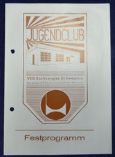 Festprogramm 1985 Jugendclub