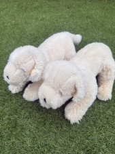 2 Ikea Minnen Hund Golden Retriever Welpe Hund Stofftier Plüsch selten