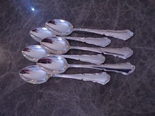 Wilkens Dresdner Barock Kaffeelöffel für 6 Personen in Echtsilber 800er TOP!