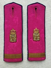 Paar Schulterklappen Feuerwehr