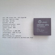 Umc green cpu - umc,