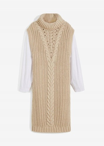 Neu strickkleid mit - strickkleid,
