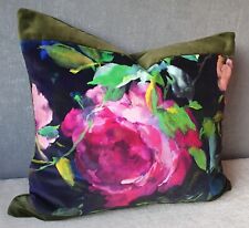 DESIGNERS GUILD Kissenbezug, Gertrude Rose in Fuchsia & Chivasso, 50x55cm, neu
