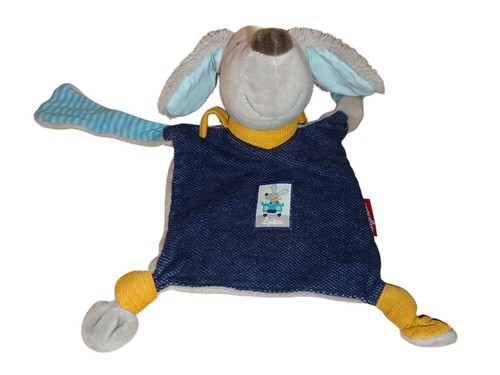 Hund schmusetuch sigikid blau - hund,