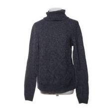 Maas, Rollkragenpullover, Größe: 36, Grau, Bio-Baumwolle/Wolle, Fischgräte -c0r