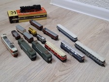 Piko DDR Spur N Modellbahnkonvolut 7 Loks 1 Triebwagen & Beiwagen 7 Waggons 