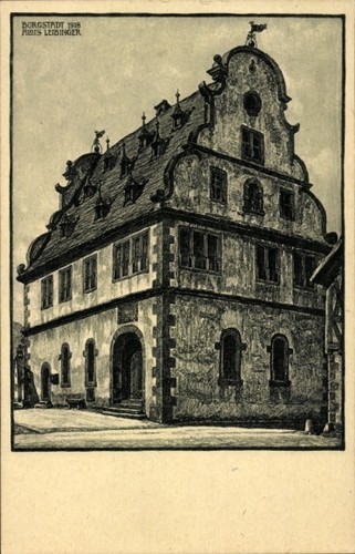 Künstler leibinger alois - künstler, ak