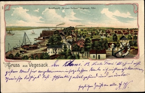 Litho vegesack hansestadt - litho,