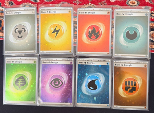 Pokémon tcg basis energie - 8x, basis-energie