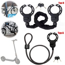 E Scooter Schloss Handschellenschloss für Fahrrad Rollerschloss Anti-Diebstahl