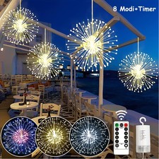 198LED Lichterkette Feuerwerk