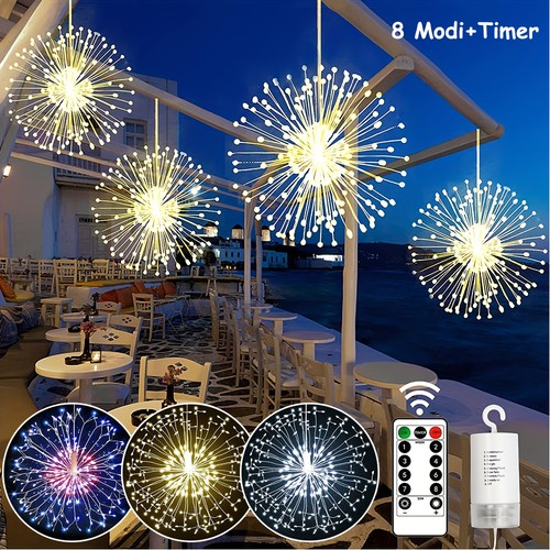 198led lichterkette feuerwerk - lichterkette,