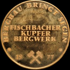 BERGBAU: Kupfer-Medaille 1977