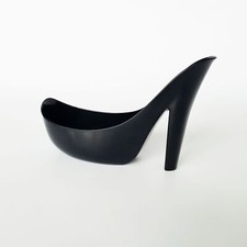 Deko Schuh HighHeel Pump aus Kunststoff schwarz zum Befüllen Ideal für Geschenk