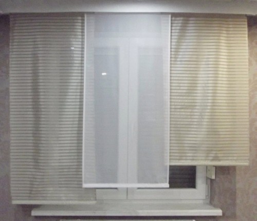 3er set schiebegardinen - 3er,