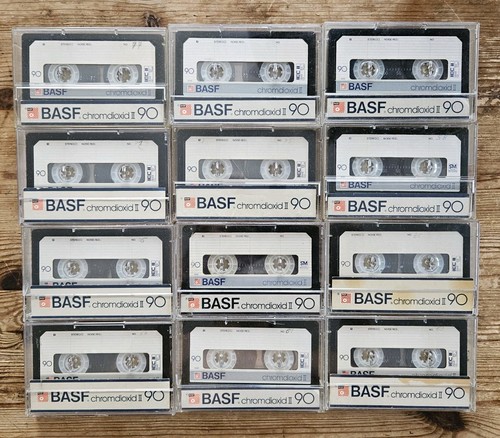 Kassetten konvolut 12x basf - kassetten,