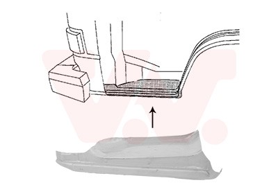 Van wezel einstiegblech links - van,