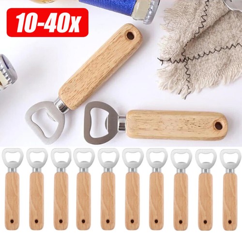 40x holz flaschenöffner - holz,