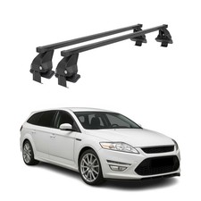 Menabo Dachträger für Ford Mondeo Liftback Turnier 2007-2014 50kg Schwarz Stahl