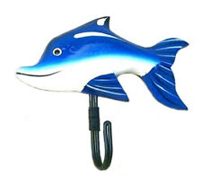 2 Delfin Kleiderhaken HolzWandgarderobe Delphin Holzgarderobe Holzhalen Türhaken