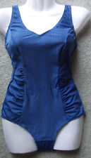Schicker Damen Badeanzug Blau Gr. 36 Kein Vordermieder NEUWARE                  