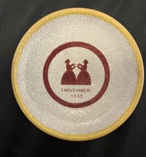 Tellerchen handgedreht und -gemalt Esslinger Wolle WIKP Wilhelm Kagel