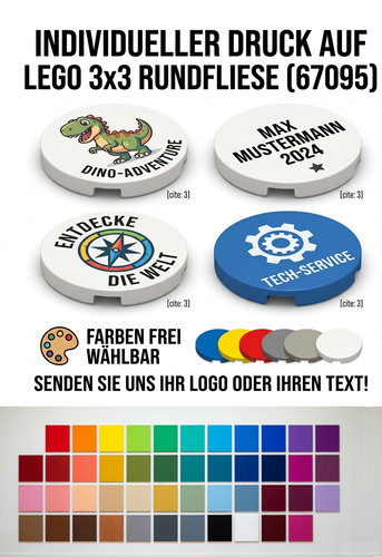 Lego 3x3 rundfliese - lego,
