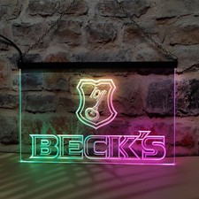 Beck's Becks Bier Schild Bar