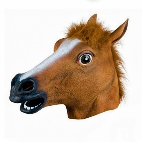 Gummi pferdekopf maske latex - gummi,