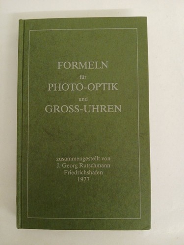 Formeln für photo - für, photo-optik