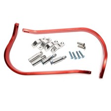 Handprotektoren für Enduro / Motocross Handschützer HP19 rot gebraucht