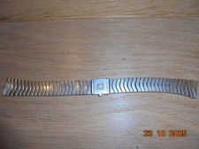 Ebel: Damenuhr Armband mit Schließe, Wellen, Wave, Edelstahl-Gold, guter Zustand