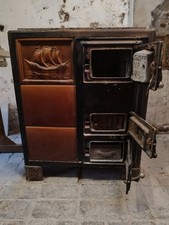 Kachelofen Kaminofen Holzofen Kohleofen Antik Leda Hamburger Modell