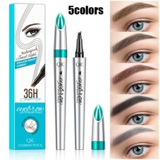 Augenbrauen Stift 3D Eye Brow Pen Tattoo Microblading 5 Farben Wasserfest 24h☑