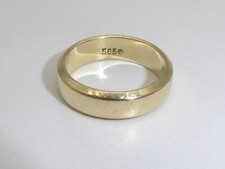 Damen Ring 585 Gold 14K Gelbgold Trauring Ehering Goldring RG 50 - 16 mm 7430