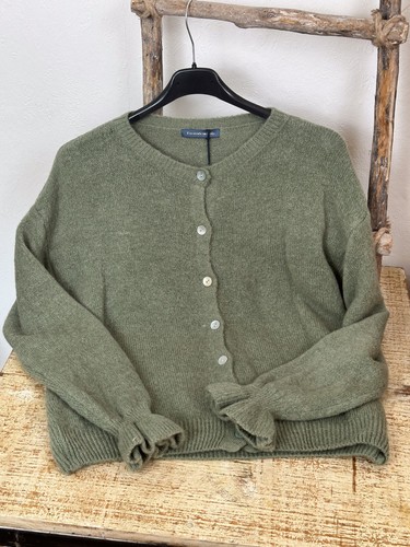 Italy alpaka cardigan mit - cardigan,