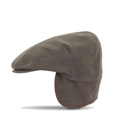 Barbour Beaufort Flat Cap Dark