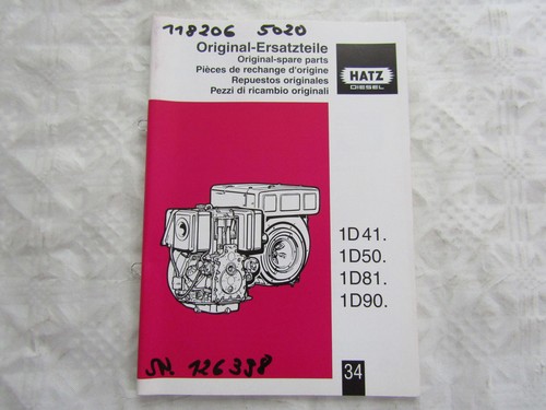 Hatz 1d41 1d50 1d81 - hatz,