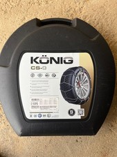 KÖNIG CS-9  Schneeketten, selbstspannende Schneekette,  Schnell-löse-System