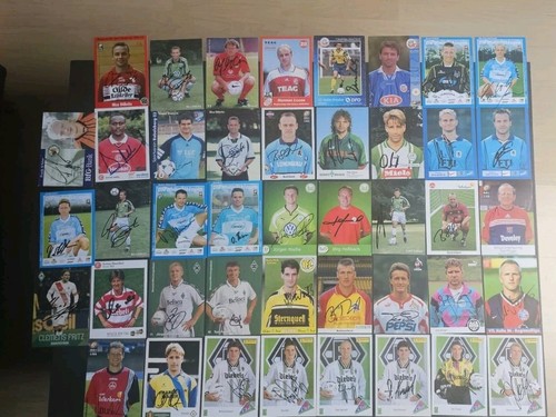 Fussball autogrammkarten - fussball,