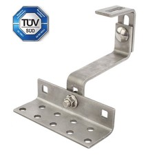 1x Dachhaken 3-fach-verstellbar, PV Montage, Solarmodul Teile,Photovoltaik  A2