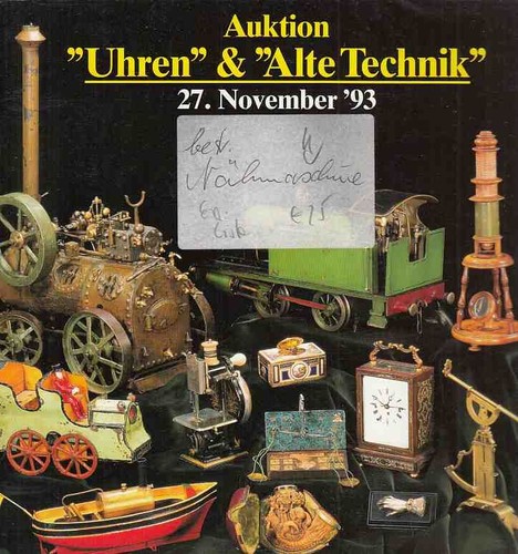 Auktion uhren und - und, "alte