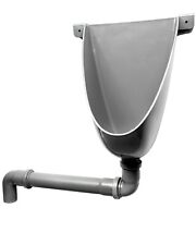 Agande Urinal Kunststoff PVC , einfach und wasserlos mit Abflussrohr