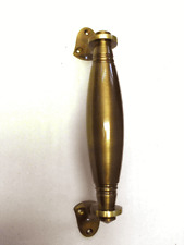 STOSSGRIFF Messing  Stangengriff Haustürgriff EDEL gerade brüniert