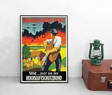 Poster Luftschutz "Bauer"